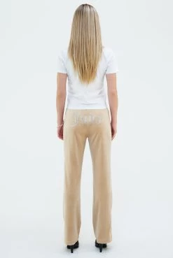 Juicy Couture NOMAD VELOUR DIAMANTE TRACKSUIT BOTTOM -Juicy Couture 022TINATRACKPANT JCAPW045 483 NOMAD 0028