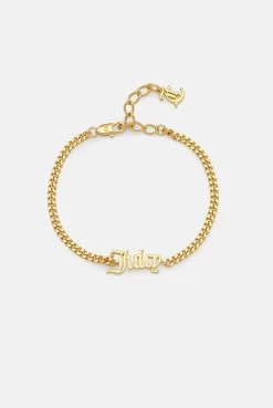 Juicy Couture GOLD JUICY BRACELET WITH MINI CHARM