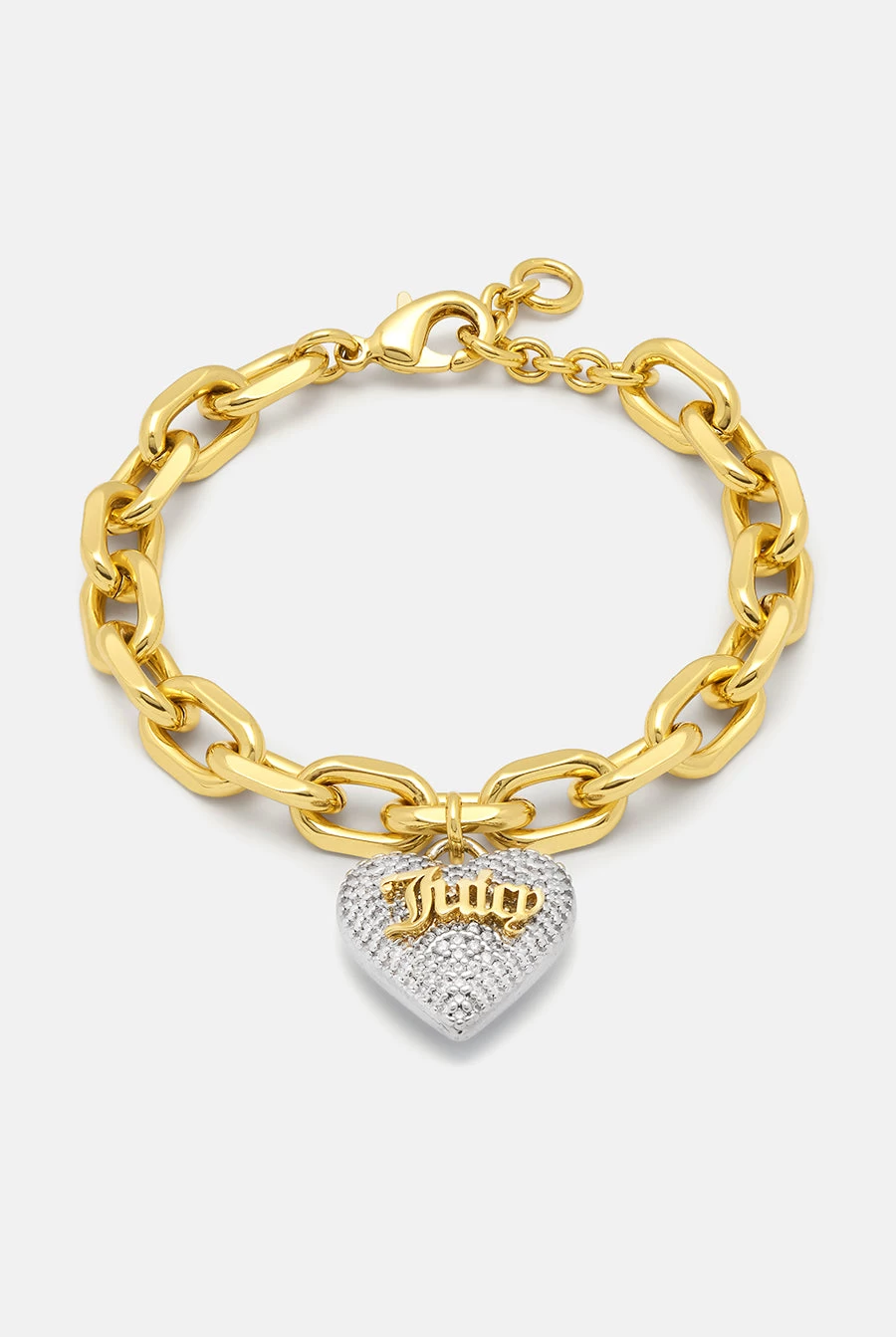Juicy Couture GOLD PAVÈ CRYSTAL HEART CHARM BRACELET 5 Juicy Couture GOLD PAVÈ CRYSTAL HEART CHARM BRACELET - Image 5