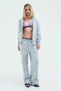 Juicy Couture SILVER MARL COSY FLEECE JOGGER