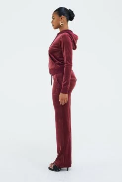 Juicy Couture TAWNY PORT CLASSIC VELOUR DEL RAY POCKETED BOTTOMS -Juicy Couture 129ROBERTSONCLASS JCAP176 485 TAWNYPORT 0033.jpgWITHDELRAYPOCKETEDPANT JCAP180 485 TAWNYPORT