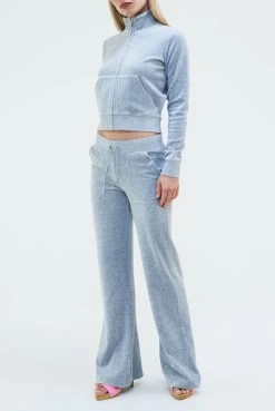 Juicy Couture SILVER MARL CLASSIC VELOUR TRACK TOP 11 Juicy Couture SILVER MARL CLASSIC VELOUR TRACK TOP -Juicy Couture 134LIEUTRACKTOP JCCC221005 126 SILVERMARL 0011