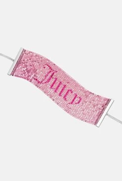 Juicy Couture PINK MESH CHOKER -Juicy Couture 14bLarge