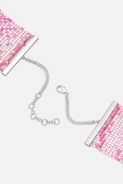 Juicy Couture PINK MESH CHOKER -Juicy Couture 14c