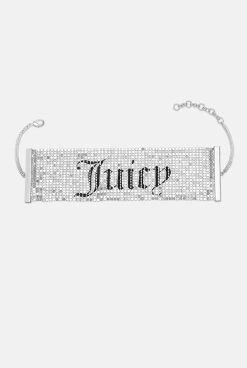 Juicy Couture SILVER MESH CHOKER