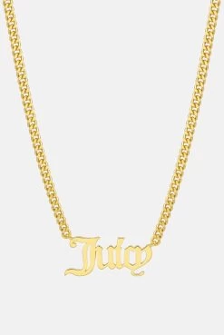 Juicy Couture GOLD JUICY NECKLACE 14 Juicy Couture GOLD JUICY NECKLACE -Juicy Couture 16c