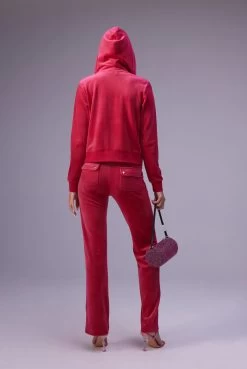 Juicy Couture RASPBERRY SORBET CLASSIC VELOUR ROBERTSON HOODIE -Juicy Couture 220817 JUICYCOUTURE SHOT 100 041copy b07759af 6ee4 4dd2 9829 91775a606cc6