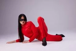 Juicy Couture GOJI BERRY VELOUR DIAMANTE TRACKTOP -Juicy Couture 220817 JUICYCOUTURE SHOT 41 057copyLarge