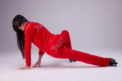 Juicy Couture GOJI BERRY VELOUR DIAMANTE TRACKTOP -Juicy Couture 220817 JUICYCOUTURE SHOT 41 097copyLarge