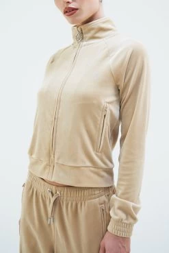 Juicy Couture NOMAD VELOUR DIAMANTE TRACKTOP