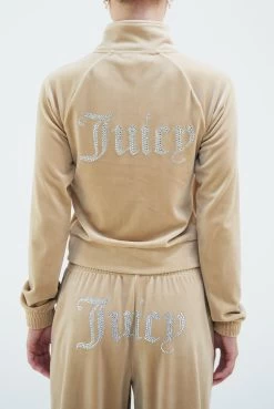 Juicy Couture NOMAD VELOUR DIAMANTE TRACKTOP -Juicy Couture 231TANYATRACKTOP JCAPW044 483 NOMAD 0049