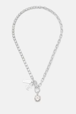 Juicy Couture CLEAR CRYSTAL JC NECKLACE