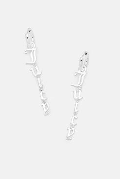 Juicy Couture SILVER JUICY DROP EARRINGS -Juicy Couture 36b