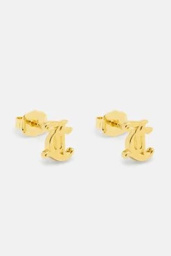 Juicy Couture GOLD JC STUD EARRINGS -Juicy Couture 43b