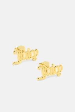 Juicy Couture GOLD JUICY STUD EARRINGS -Juicy Couture 45c