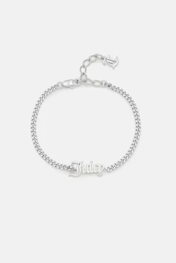 Juicy Couture SILVER JUICY BRACELET WITH MINI CHARM