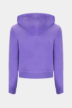Juicy Couture VIOLET TULIP CLASSIC VELOUR ROBERTSON HOODIE -Juicy Couture AJUICYCOUTURESUMMER 321