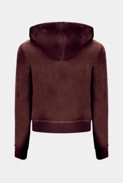 Juicy Couture BITTER CHOCOLATE CLASSIC VELOUR ROBERTSON HOODIE -Juicy Couture AJUICYCOUTURESUMMER 353 6f0f338e 6016 4a1b 9836 8364a868a035