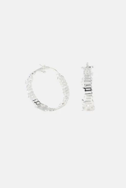 Juicy Couture SILVER JUICY HOOPS