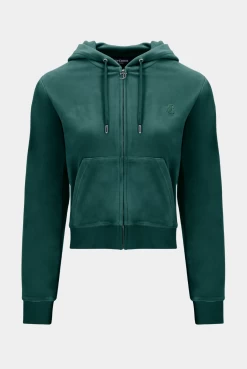 Juicy Couture RAIN FOREST CLASSIC VELOUR ROBERTSON HOODIE -Juicy Couture AJUICYCOUTURESUMMER 76