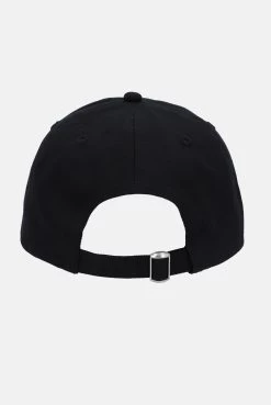 Juicy Couture BLACK EMBROIDERED BASEBALL CAP -Juicy Couture ANAELLELOGOCAP JCAWH223704 101 BLACK 03