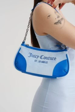 Juicy Couture NANTUCKET BREEZE COLOURBLOCK VELOUR MIX SHOULDER BAG -Juicy Couture ANTOINETTESBA JCAUB123706 382 NANTUCKETBREEZE 007