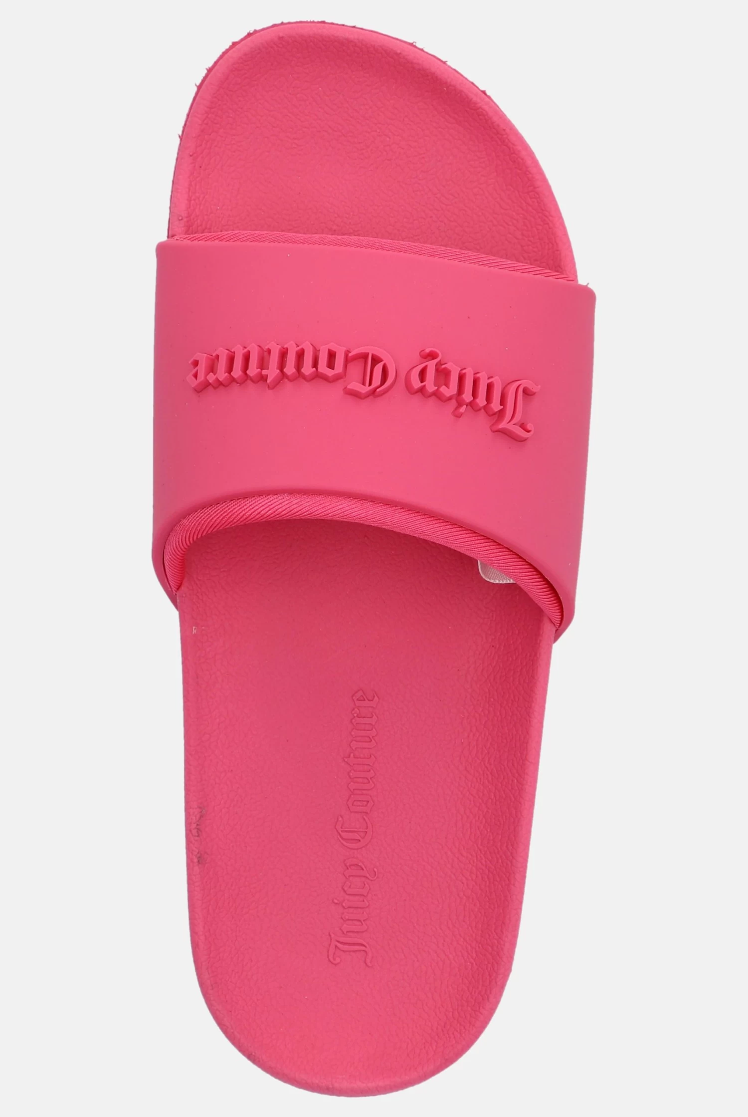 Juicy Couture RASPBERRY SORBET EMBOSSED SLIDERS 4 Juicy Couture RASPBERRY SORBET EMBOSSED SLIDERS - Image 4