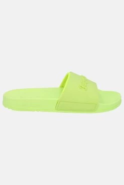 Juicy Couture SHARP GREEN EMBOSSED SLIDERS
