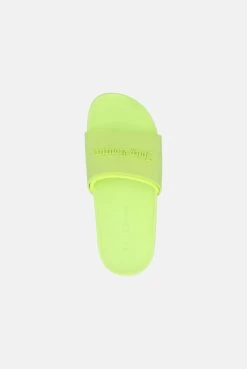 Juicy Couture SHARP GREEN EMBOSSED SLIDERS 7 Juicy Couture SHARP GREEN EMBOSSED SLIDERS -Juicy Couture BREANNA JCAY121047 376 04