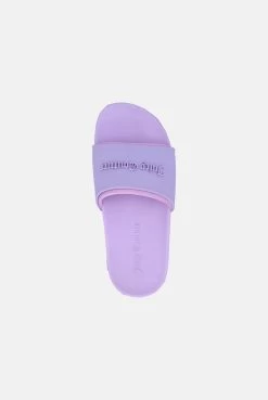 Juicy Couture SHEER LILAC EMBOSSED SLIDERS -Juicy Couture BREANNA JCAY121047 380 04