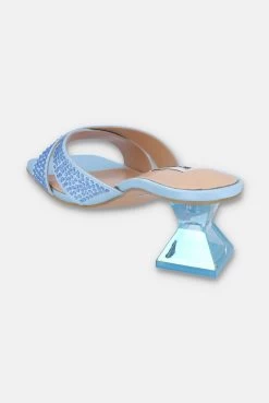 Juicy Couture NANTUCKET BREEZE SATIN DIAMANTE MULES -Juicy Couture CINDARELLA JCFMUL222022 382 NANTUCKETBREEZE 03