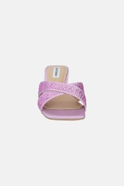 Juicy Couture BEGONIA PINK SATIN DIAMANTE MULES -Juicy Couture CINDERELLA JCFMUL222022 334 03