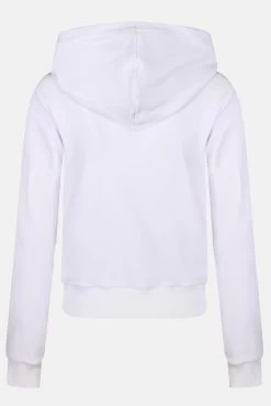 Juicy Couture WHITE CLASSIC VELOUR ROBERTSON HOODIE -Juicy Couture CopyofJCAP176 WHITE 2