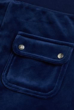 Juicy Couture BLUE DEPTHS CLASSIC VELOUR DEL RAY POCKETED BOTTOMS -Juicy Couture DELRAY BLUEDEPTHS JCAP180 484 6