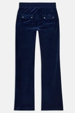 Juicy Couture BLUE DEPTHS CLASSIC VELOUR DEL RAY POCKETED BOTTOMS -Juicy Couture DELRAY BLUEDEPTHS JCAP180 484 9b
