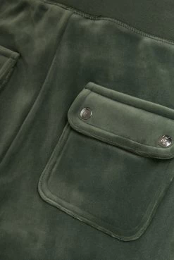 Juicy Couture THYME CLASSIC VELOUR DEL RAY POCKETED BOTTOMS -Juicy Couture DELRAY THYME JCAP180 482 6