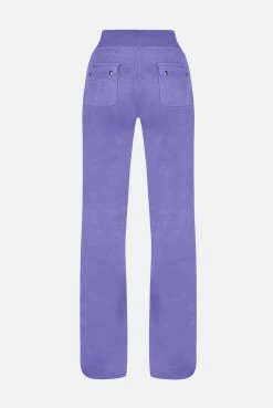 Juicy Couture DAHLIA PURPLE CLASSIC VELOUR DEL RAY POCKETED BOTTOMS -Juicy Couture DELRAYBOTTOMS JCAP180 359 DAHLIAPURPLE 02