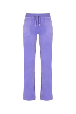 Juicy Couture VIOLET TULIP CLASSIC VELOUR DEL RAY POCKETED BOTTOMS 8 Juicy Couture VIOLET TULIP CLASSIC VELOUR DEL RAY POCKETED BOTTOMS -Juicy Couture DELRAYPANTPKT JCAP180 180 VIOLETTULIP 01