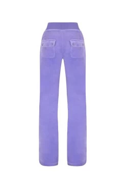 Juicy Couture VIOLET TULIP CLASSIC VELOUR DEL RAY POCKETED BOTTOMS 9 Juicy Couture VIOLET TULIP CLASSIC VELOUR DEL RAY POCKETED BOTTOMS -Juicy Couture DELRAYPANTPKT JCAP180 180 VIOLETTULIP 02