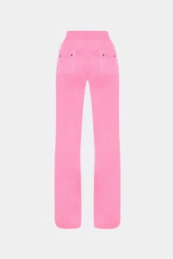 Juicy Couture COTTON CANDY CLASSIC VELOUR DEL RAY POCKETED BOTTOMS -Juicy Couture DELRAYPANTPKT JCAP180 302 COTTONCANDY 02