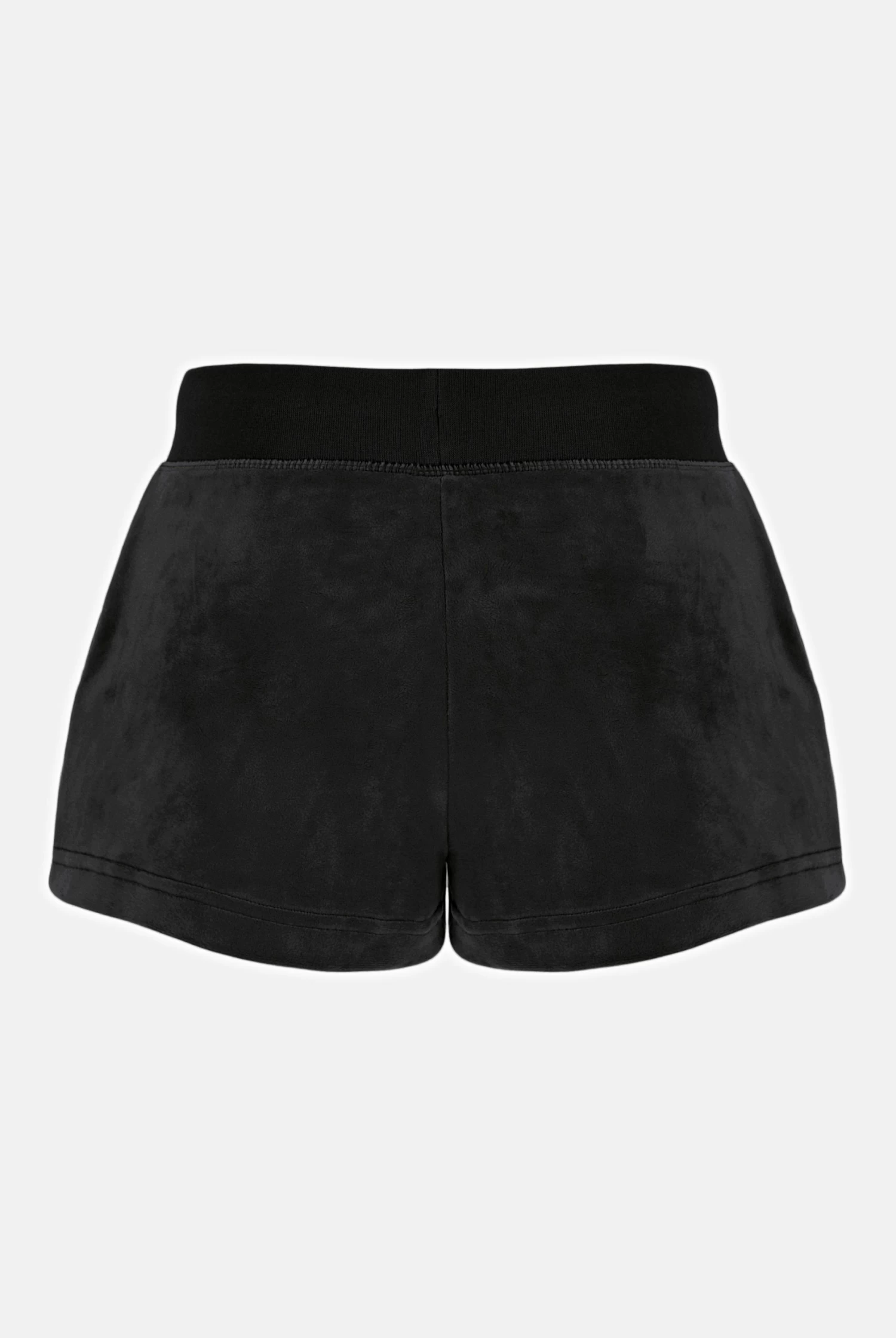 Juicy Couture BLACK CLASSIC VELOUR TRACK SHORT 3 Juicy Couture BLACK CLASSIC VELOUR TRACK SHORT - Image 3