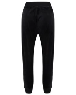Juicy Couture BLACK CLASSIC VELOUR CUFFED JOGGER -Juicy Couture JCAP178 ZUMA BLACK 2