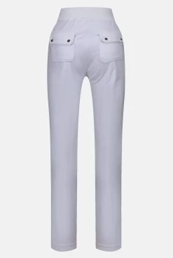 Juicy Couture WHITE CLASSIC VELOUR DEL RAY POCKETED BOTTOMS 8 Juicy Couture WHITE CLASSIC VELOUR DEL RAY POCKETED BOTTOMS -Juicy Couture JCAP180 WHITE 2