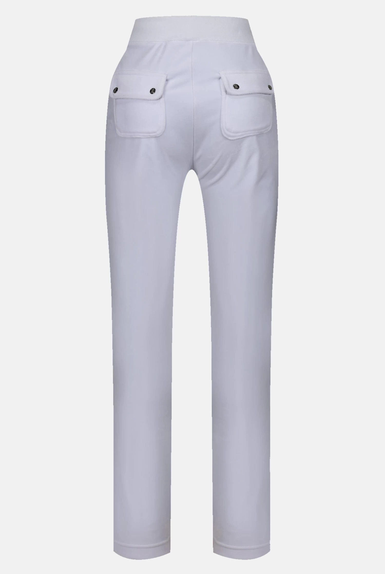Juicy Couture WHITE CLASSIC VELOUR DEL RAY POCKETED BOTTOMS 4 Juicy Couture WHITE CLASSIC VELOUR DEL RAY POCKETED BOTTOMS - Image 4