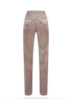 Juicy Couture WARM TAUPE CLASSIC VELOUR DEL RAY POCKETED BOTTOMS -Juicy Couture JCAP180 116 DELRAY WARM TAUPE BACK 02781859 3faa 4e2e ad35 e78f324859c9