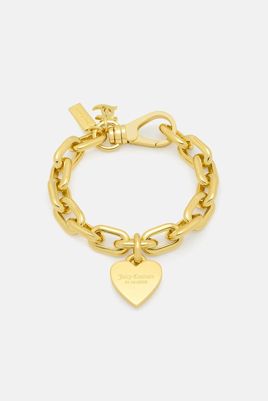 Juicy Couture GOLD MAXI HEART CHARM BRACELET 1 Juicy Couture GOLD MAXI HEART CHARM BRACELET