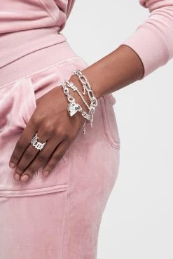 Juicy Couture SILVER JUICY BRACELET WITH MINI CHARM -Juicy Couture JCJCHB22201611501 e3465340 4a4d 4356 8566 2eff3e57b3ce