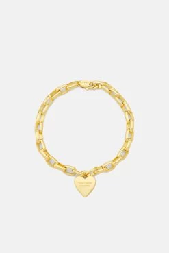 Juicy Couture GOLD HEART CHARM BRACELET
