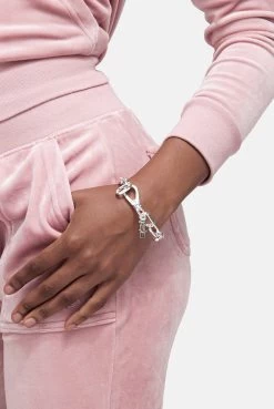 Juicy Couture SILVER CHAIN JC BRACELET -Juicy Couture JCJCHB22202511502