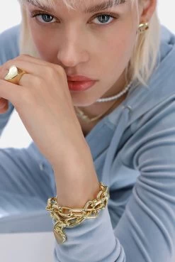 Juicy Couture GOLD CHAIN JC BRACELET -Juicy Couture JCJCHB22202545303